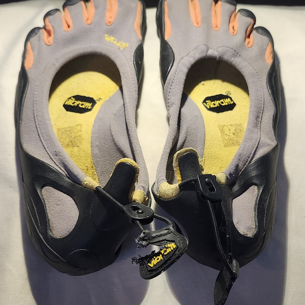 Vibram FiveFingers Gray and Orange Shoes